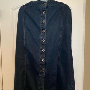 Lane Bryant Denim Ankle Length Skirt